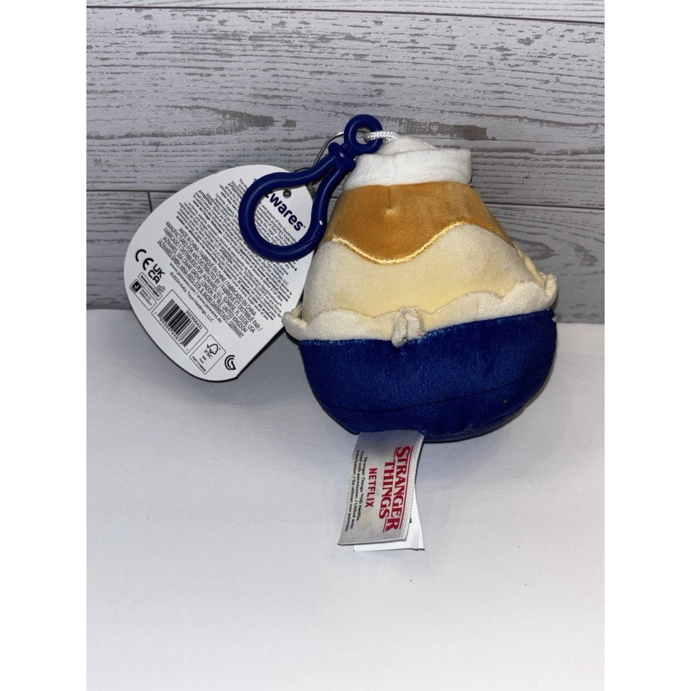 Squishmallows Stranger Things 4" Clip-On Original USS Butterscotch Jazwares NWT - Picture 2 of 2
